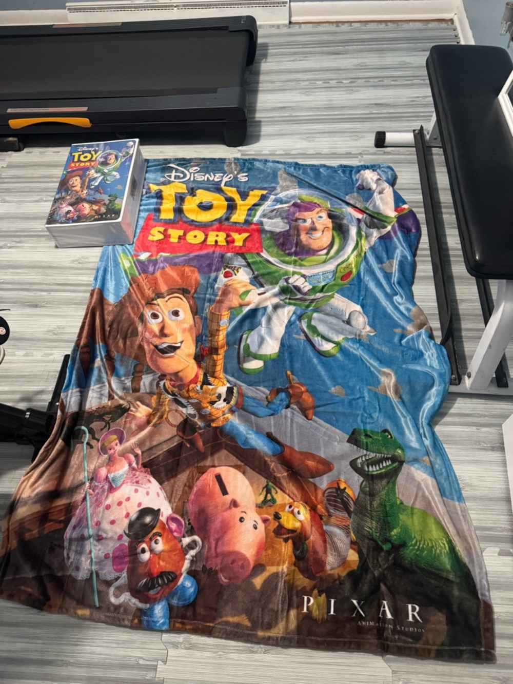Disney Toy Story Classic VHS Boxed Silk Touch Throw, 50" x 70"